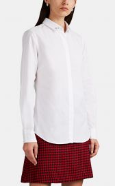 Claudine Embroidered Cotton Poplin Blouse at Barneys